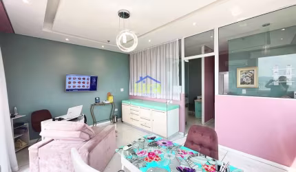 Sala para venda e locação, com  45m², com 1 vaga de garagem,  no Centro Empresarial Jardins do Bras