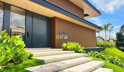 Mansão Nova de esquina, mobiliada à venda de 1179 M², 5 Suítes, ambientes integrados, elevador, mir