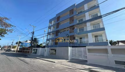 Maravilhoso apartamento com 2 quartos, elevador, na quadra da rodovia e próximo da praia de Costa Azul à venda, 74 m² - Recreio - Rio das Ostras/RJ