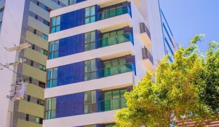 Apartamento Mobiliado, 1 Quarto, Prédio com Lazer!