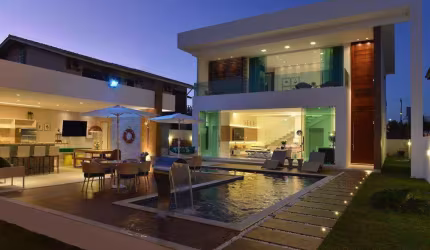 Casa de Luxo em Guarajuba 5 suítes