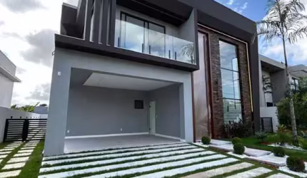 Casa com 4 dormitórios à venda, 230 m² por R$ 2.980.000,00 - Alphaville Litoral Norte 1 - Camaçari/BA