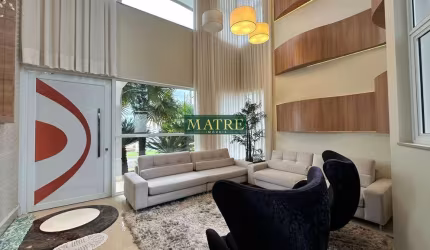 casa em condomínio mobilada com 3 suites ar condicionado