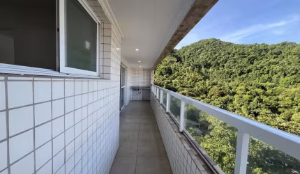 Apartamento para Locação em Praia Grande, Canto do Forte, 2 dormitórios, 1 suíte, 2 banheiros, 2 vagas