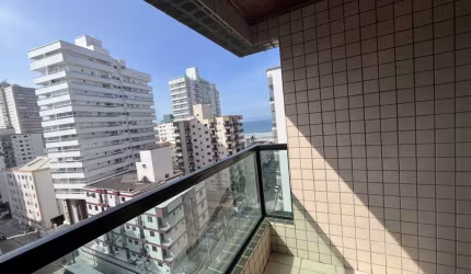 Apartamento para Venda em Praia Grande, Aviação, 2 dormitórios, 2 banheiros, 1 vaga