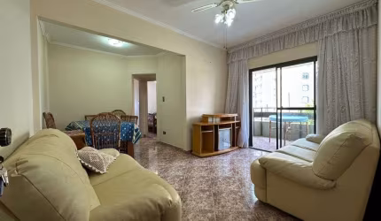 Apartamento em Praia Grande/ no Caiçara com 02 dorm, 71 m2