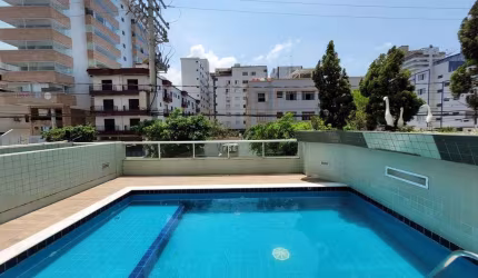 Apartamento em Praia Grande, Guilhermina 02 domr com 85 m2