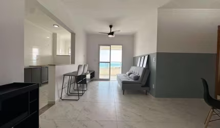 Apartamento 02 dorms em Praia Grande, no Maracanã com 74 mts