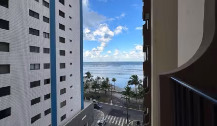 Apartamento em Praia Grande, frente ao mar no Flórida, 02 dormitórios.