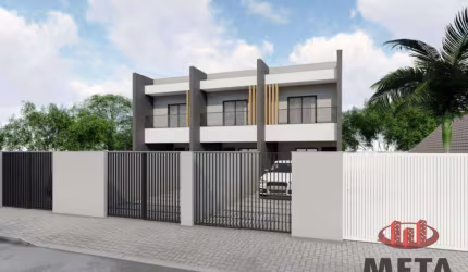Casa com 3 dormitórios à venda, 92 m² por R$ 420.000,00 - Nova Brasília - Joinville/SC