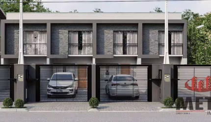 Casa com 2 dormitórios à venda, 93 m² por R$ 386.000,00 - Nova Brasília - Joinville/SC
