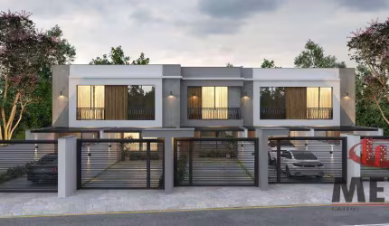Sobrado com 3 dormitórios à venda, 107 m² por R$ 652.118,24 - Saguaçu - Joinville/SC