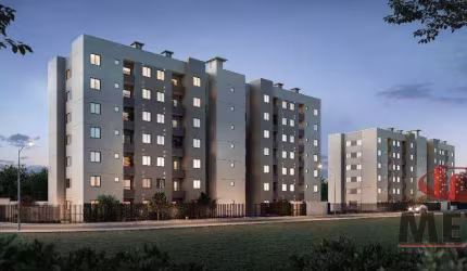 Apartamento com 2 dormitórios à venda, 51 m² por R$ 356.450,32 - Floresta - Joinville/SC