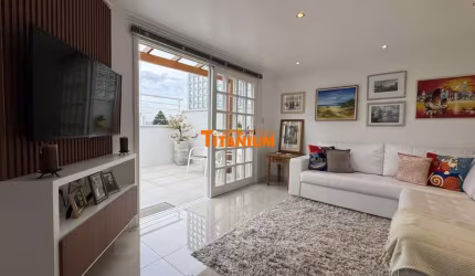 Cobertura à venda com 2 dormitórios, 2 banheiros, piscina, garagem, no Bairro Ideal em Novo Hamburgo .