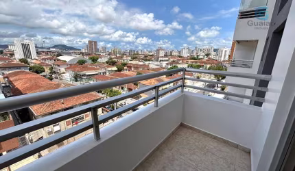 Alugo Apartamento, 01 Dormitório, Lazer Completo, Garagem, Frente para a rua, Encruzilhada, Santos. N&#195;O ACEITA PET.