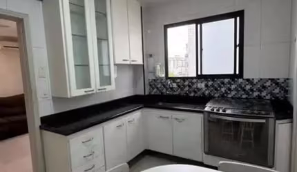 Vendo amplo Apartamento de 01 dormitório mobiliado no Campo Grande em Santos