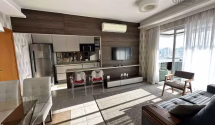 Alugo Apartamento Mobiliado, 02 dormitórios, Gonzaga, Santos