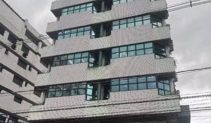 Sala comercial na cobertura para locação, Ponta da Praia, Santos /Sp