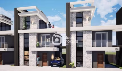 Sobrado com 3 dormitórios à venda, 98 m² por R$ 620.000,00 - Pinheirinho - Curitiba/PR