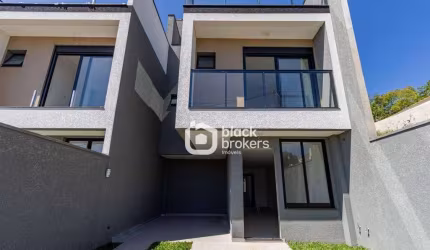 Sobrado Novo Cozinha Mobiliada com 3 Quartos à venda, 112 m² por R$ 943.000 - Pilarzinho - Curitiba/PR