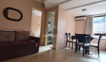 Excelente apartamento de 53m² com 1 dormitório no bairro Menino Deus.