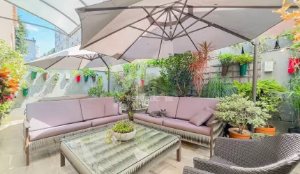 Apartamento garden 2 suítes com churrasqueira e jardim na Avenida Mariland