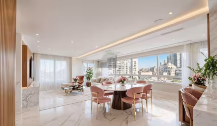 Apartamento alto padrão mobiliado com 3 suítes e 140 m² na Bela Vista