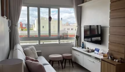 Amplo apartamento de 1 dormitório totalmente mobiliado