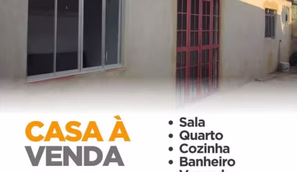 Casa para Venda em Nova Iguaçu, Km 32, 1 dormitório, 1 banheiro