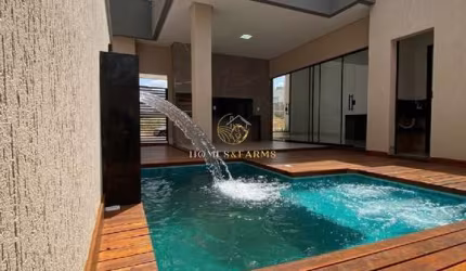 Venda Linda Casa Condomínio Jardins Bolonha com Piscina - Goiania/GO