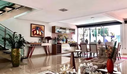CASA SOBRADO SENDO 4/4 SUÍTES E PISCINA COM SAUNA NO CONDOMÍNIO GRANVILLE - GO