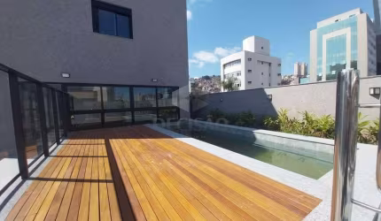 Área privativa à venda, 1 quarto, 1 vaga, Funcionários - Belo Horizonte/MG