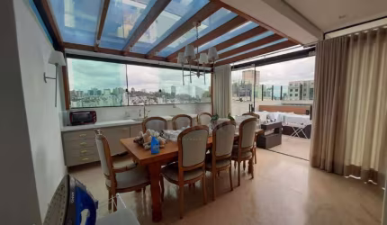 Cobertura à venda, 2 quartos, 1 suíte, 3 vagas, Santo Antônio - Belo Horizonte/MG