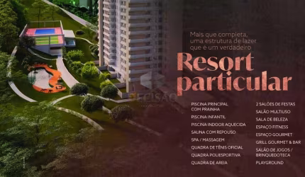 Apartamento 3 Quartos à venda, 3 quartos, 1 suíte, 2 vagas, Vila da Serra - Nova Lima/MG
