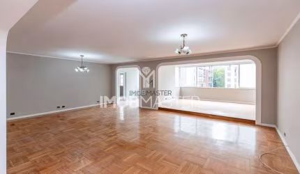Apartamento de 382m² no miolo do Jardim Paulista.