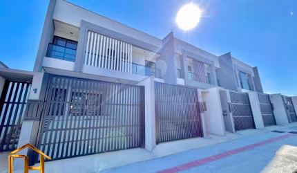 Sobrado geminado fase final de construção com 1 suíte mais 2 quartos e 2 vagas de garagem
