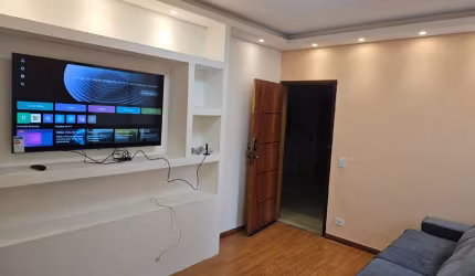Apartamento mobiliado à venda com 52m², 2 quartos e 2 vaga - Taboão da Serra