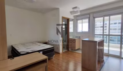 STUDIO / FLAT PARA LOCAÇÃO - 40m² - SEMI-MOBILADO - EDIFÍCO MORIAH - JARDIM AQUARIUS