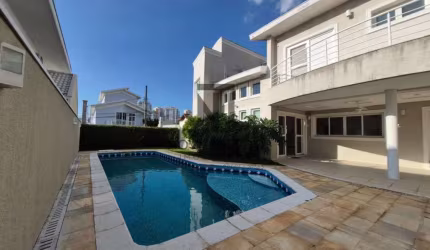 Casa Condomínio - Parque Residencial Aquarius - Residencial Condomínio Sunset Park - 4 Suítes completas - 541m².