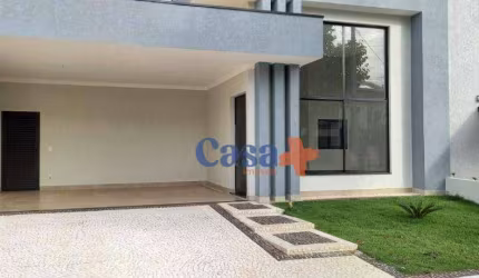 Casa com 3 dormitórios à venda, 165 m² por R$ 1.370.000,00 - Condomínio Okinawa - Paulínia/SP