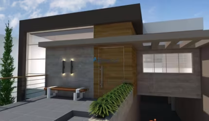 Lote com projeto pronto para casa em Santa Cecília