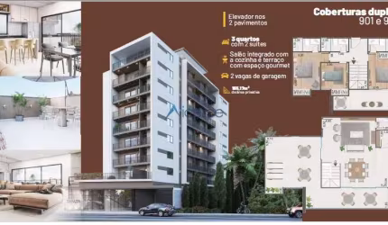 Lindo Cobertura com 3 quartos, sendo dois suítes, no bairro que mais cresce em Juiz de Fora!