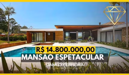 Casa com 6 dormitórios, 785 m² - venda por R$ 14.800.000,00 ou aluguel por R$ 62.801,00/mês - Terras de São José - Itu/SP