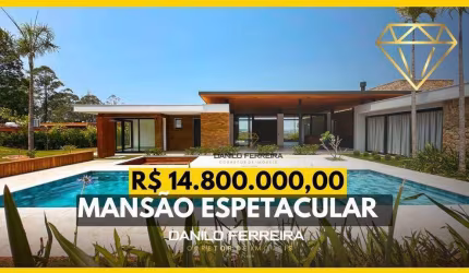 Casa com 6 dormitórios, 785 m² - venda por R$ 14.800.000,00 ou aluguel por R$ 62.801,00/mês - Terras de São José - Itu/SP