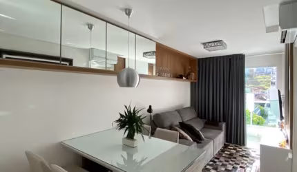 Apartamento 2 suítes mobiliado no bairro Ariribá, financiamento direto com o proprietário