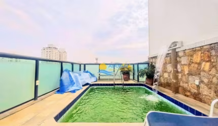 Cobertura com 4 dormitórios à venda, 214 m² por R$ 1.000.000,00 - Pitangueiras - Guarujá/SP