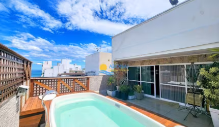 Cobertura com 3 dormitórios à venda, 320 m² por R$ 1.800.000,00 - Pitangueiras - Guarujá/SP