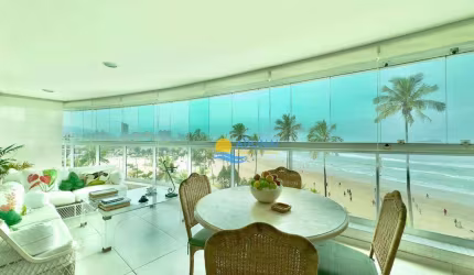 Apartamento com 3 dormitórios à venda, 206 m² por R$ 2.600.000,00 - Enseada - Guarujá/SP