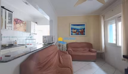 Apartamento com 1 dormitório à venda, 50 m² por R$ 220.000,00 - Enseada - Guarujá/SP
