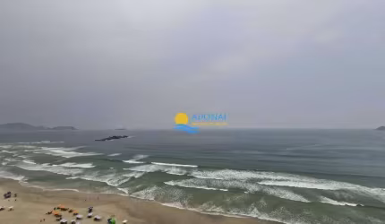 Cobertura frente mar com 3 quartos à venda na Praia das Pitangueiras - Guarujá/SP